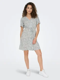 ONLEVIDA S/S SHORT DRESS WVN NOOS