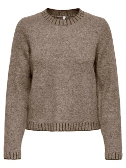 ONLFINA LS STITCH O-NECK CC KNT