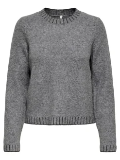 ONLFINA LS STITCH O-NECK CC KNT