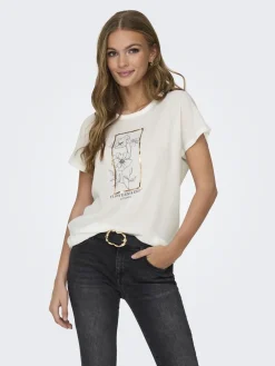 ONLFLORA RES S/S ART FOIL TOP BOX J