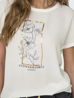 ONLFLORA RES S/S ART FOIL TOP BOX J