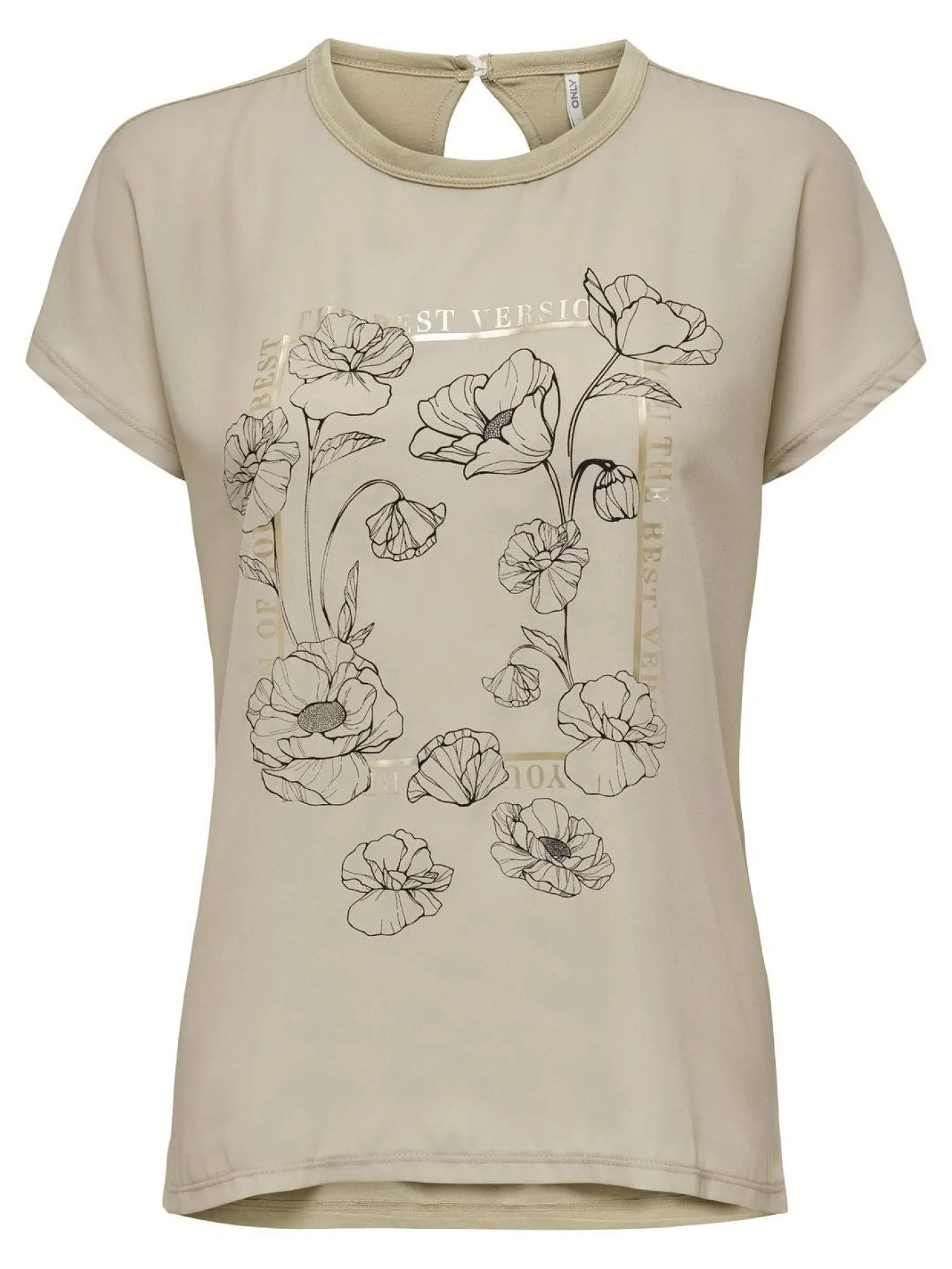 ONLFLORA RES S/S ART FOIL TOP BOX J