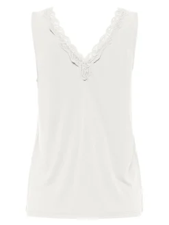 ONLFREE LIFE S/L V-NECK LACE MIX TO