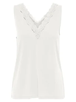 ONLFREE LIFE S/L V-NECK LACE MIX TO