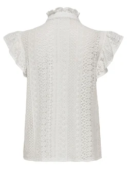 ONLGABINA CAP SLEEVE TOP WVN