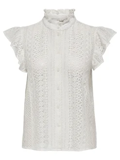 ONLGABINA CAP SLEEVE TOP WVN