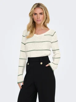ONLGEENA L/S V-NECK KNT NOOS
