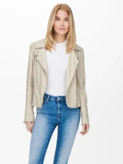 ONLGEMMA FAUX LEATHER BIKER OTW NOO