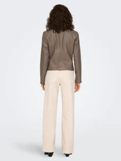 ONLGEMMA FAUX LEATHER BIKER OTW NOO