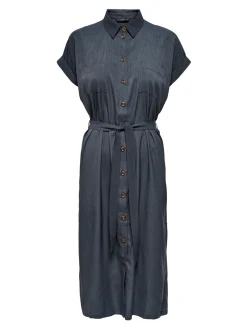 ONLHANNOVER S/S SHIRT DRESS NOOS WV - India Ink