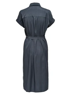 ONLHANNOVER S/S SHIRT DRESS NOOS WV - India Ink