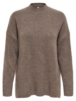 ONLHAZEL LS HIGHNECK OVERS PULL KNT