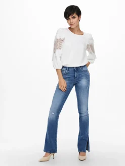 ONLHUSH LIFE MID FLARED SLIT DNM AZ - Light Medium