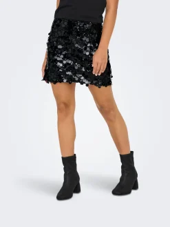 ONLJADEL SEQUINS SKIRT WVN