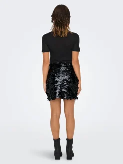 ONLJADEL SEQUINS SKIRT WVN