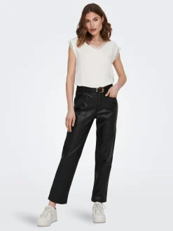 ONLJASMINA S/S V-NECK LACE TOP NOOS