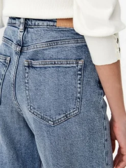 ONLJUICY HW WIDE LEG REA365  NOOS - Medium Blue De