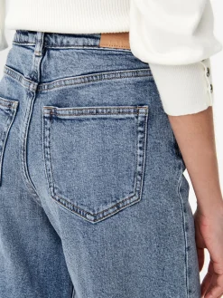 ONLJUICY HW WIDE LEG REA365  NOOS - Medium Blue De