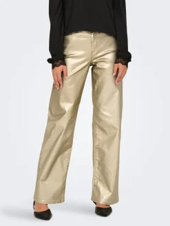 ONLJUICY-VIV HW W METAL COATED PANT