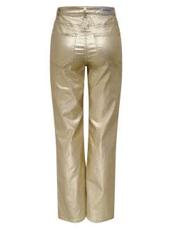 ONLJUICY-VIV HW W METAL COATED PANT