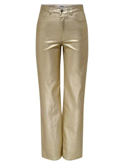 ONLJUICY-VIV HW W METAL COATED PANT