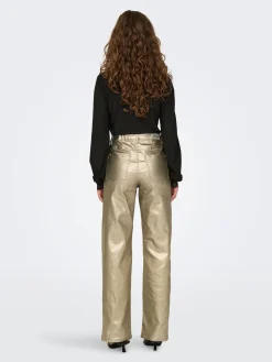 ONLJUICY-VIV HW W METAL COATED PANT