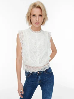 ONLKARO S/L LACE TOP NOOS WVN