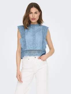 ONLKARO S/L LACE TOP NOOS WVN