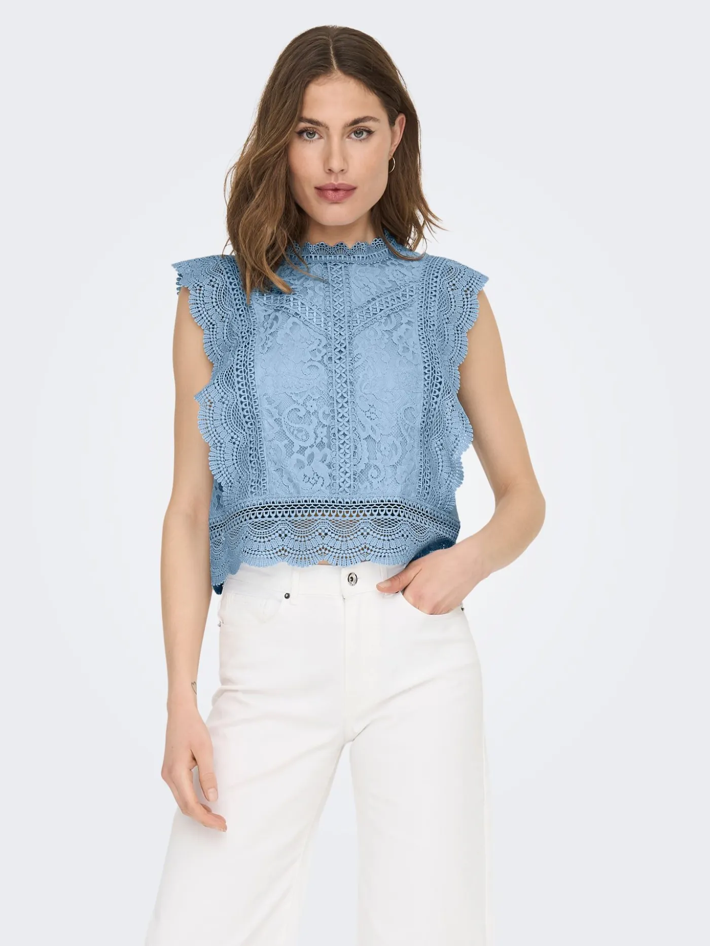 ONLKARO S/L LACE TOP NOOS WVN