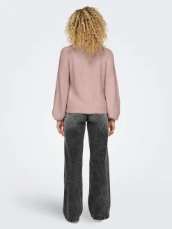 ONLKATIA LS DETAIL HIGHNECK KNT