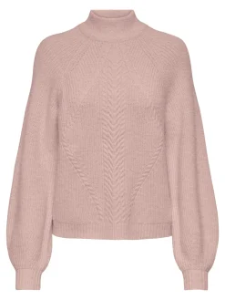 ONLKATIA LS DETAIL HIGHNECK KNT