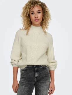 ONLKATIA LS DETAIL HIGHNECK KNT