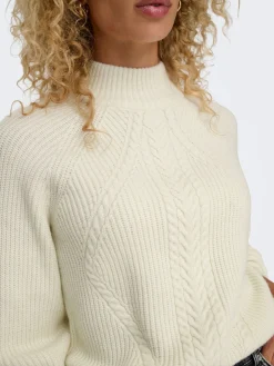 ONLKATIA LS DETAIL HIGHNECK KNT