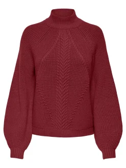 ONLKATIA LS DETAIL HIGHNECK KNT