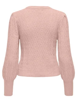 ONLKATIA LS STRUCT PUFF O-NECK NCA