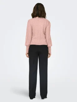 ONLKATIA LS STRUCT PUFF O-NECK NCA