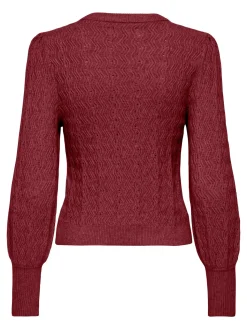 ONLKATIA LS STRUCT PUFF O-NECK NCA