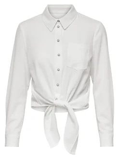 ONLLECEY LS KNOT SHIRT NOOS WVN
