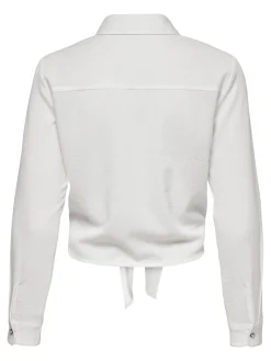 ONLLECEY LS KNOT SHIRT NOOS WVN