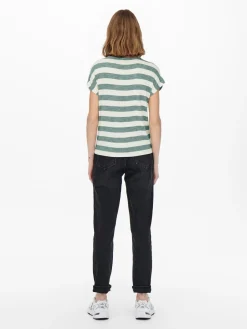 ONLLIRA LIFE S/S V-NECK TOP JRS