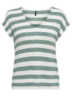 ONLLIRA LIFE S/S V-NECK TOP JRS
