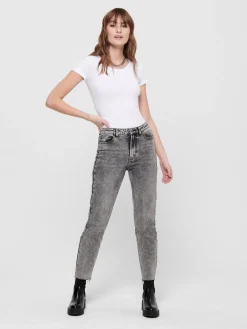 ONLLIVE LOVE LIFE S/S ONECK TOP NOO - White