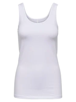 ONLLIVE LOVE S/L TANK TOP NOOS - White