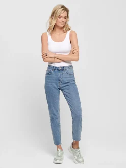 ONLLIVE LOVE S/L TANK TOP NOOS - White