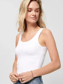 ONLLIVE LOVE S/L TANK TOP NOOS - White