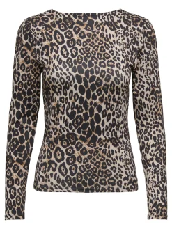 ONLLONE AOP L/S TWO WAY TOP JRS