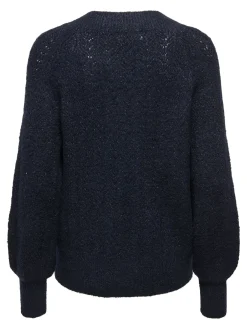 ONLLUCILLA LS GLITTER V-NECK KNT