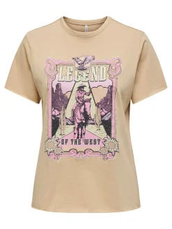 ONLLUCKY LIFE REG S/S SPIRIT TOP CS