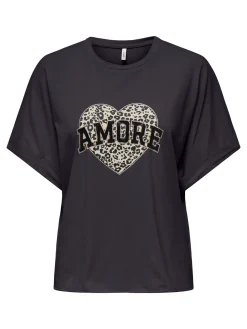 ONLLUCY LIFE S/S LEO TOP CS JRS