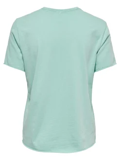 ONLLUCY REG S/S FRUIT TOP BOX CS JR - Pastel Turqu